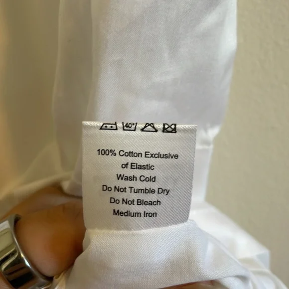 Cella & Flo Vivian Voile Lace Nursing Dress Women’s Size XS Midi Cotton‎ White - Picture 13 of 14